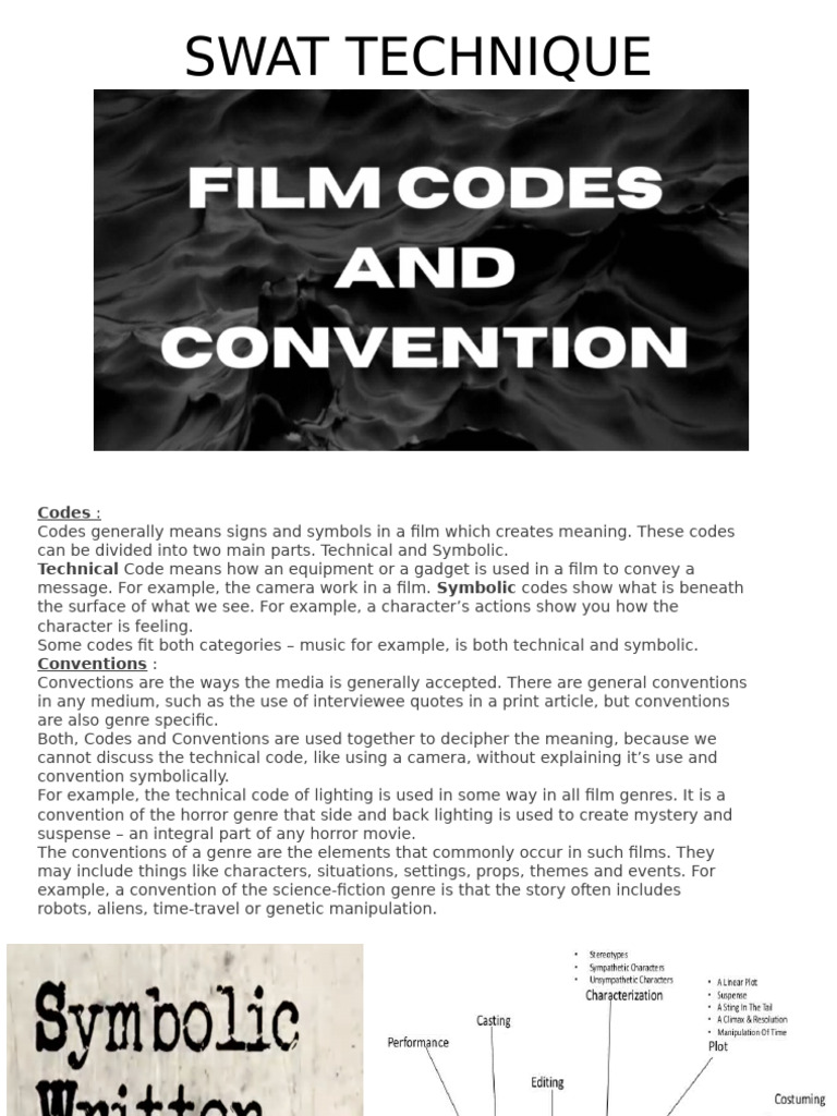 Understanding Film Codes and Conventions | PDF