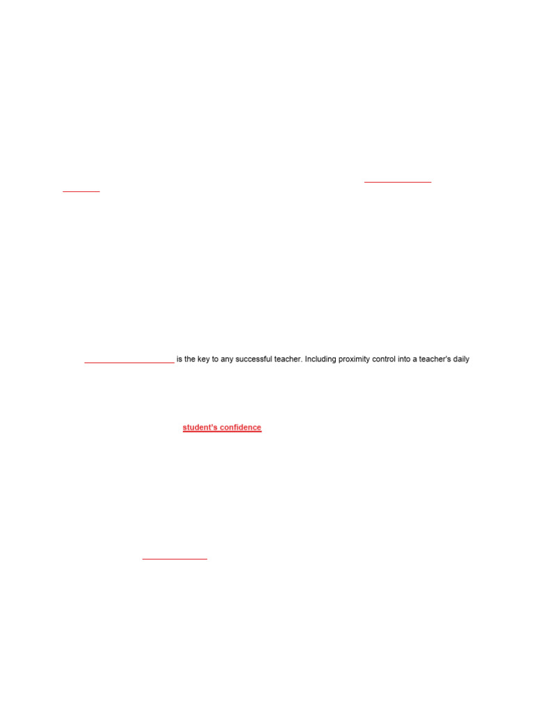What Is Proximity Control | PDF | Classroom Management | Classroom