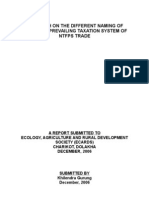 Different Trading Naming and Taxation System of NTFPs