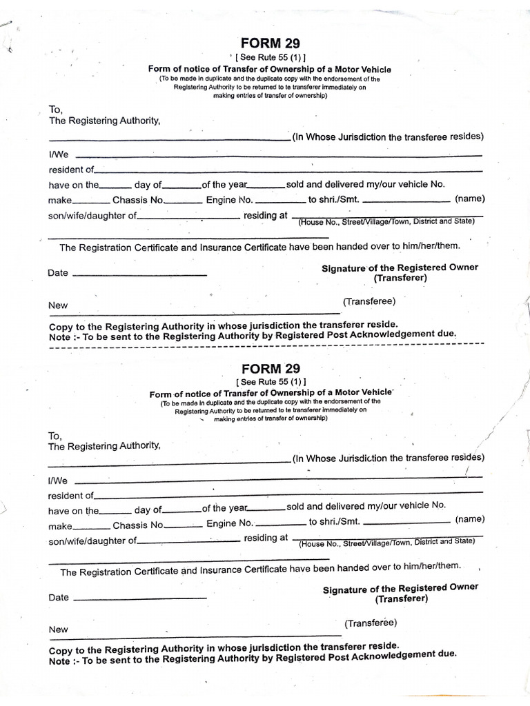 Form 29 | PDF