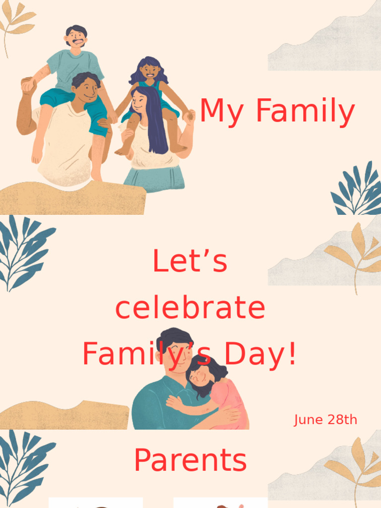 Celebrating Family Day Activities | PDF