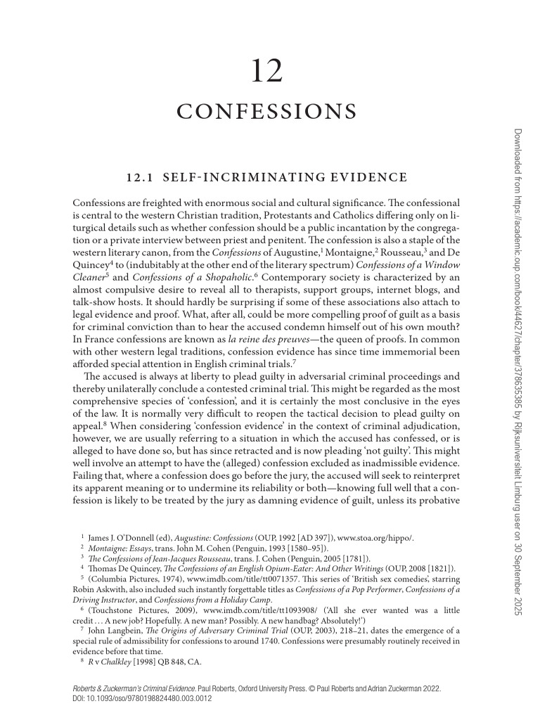 Understanding Confessions in Criminal Law | PDF | Arrest | Arrest Warrant