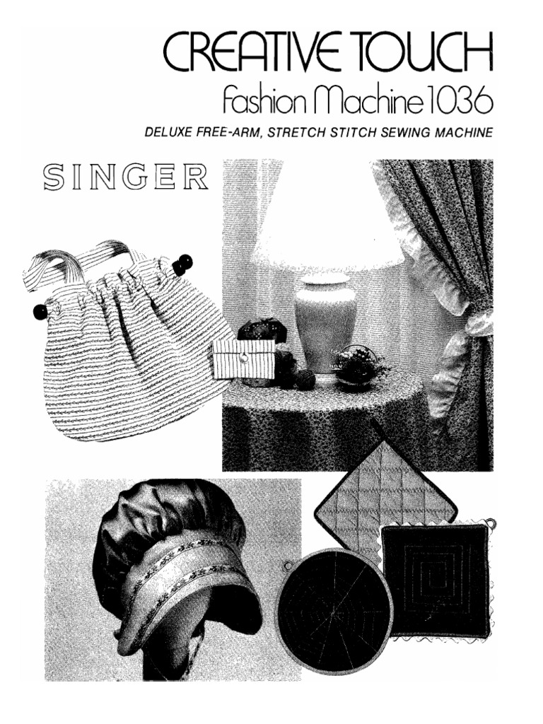 ree Singer 1036 Sewing Machine Instruction Manual | PDF