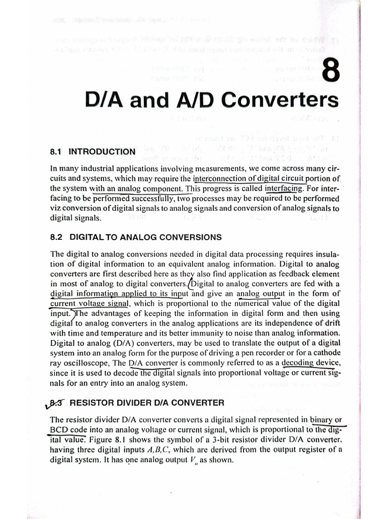 DA & AD Converter | PDF