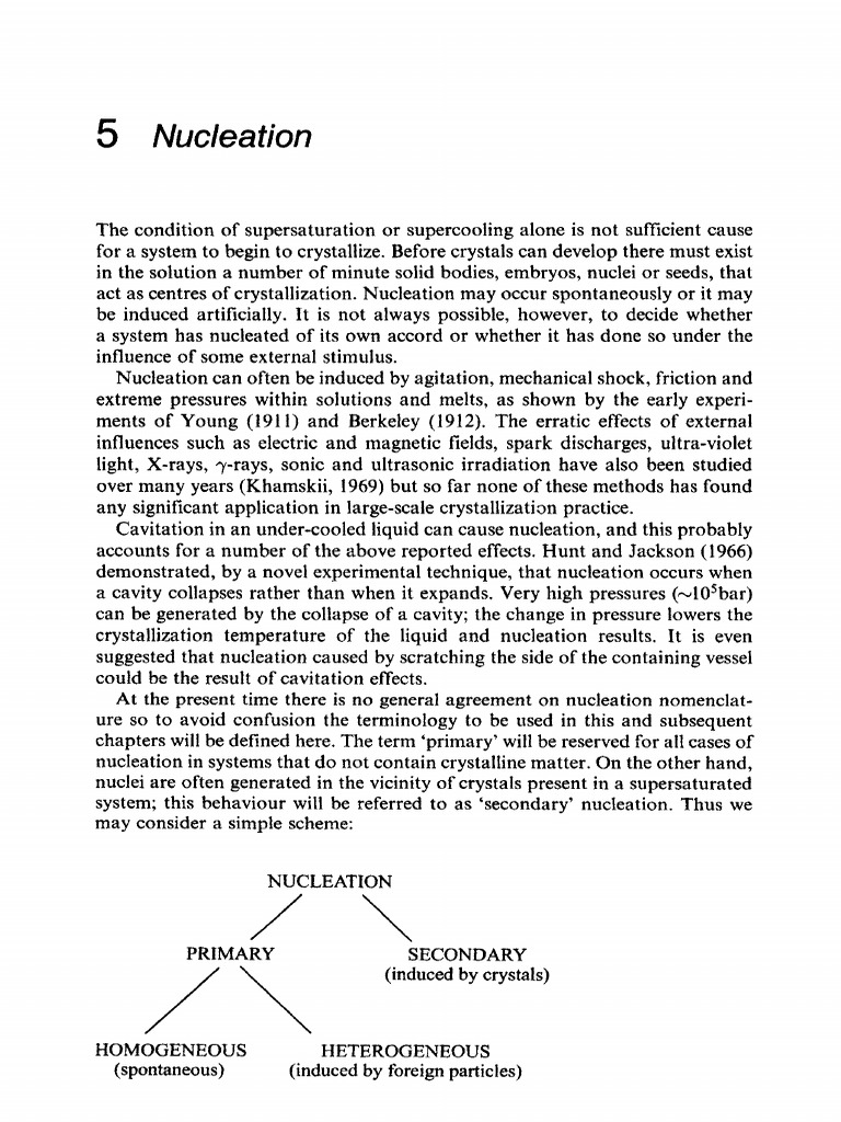 Understanding Nucleation in Crystallization | PDF | Nucleation ...