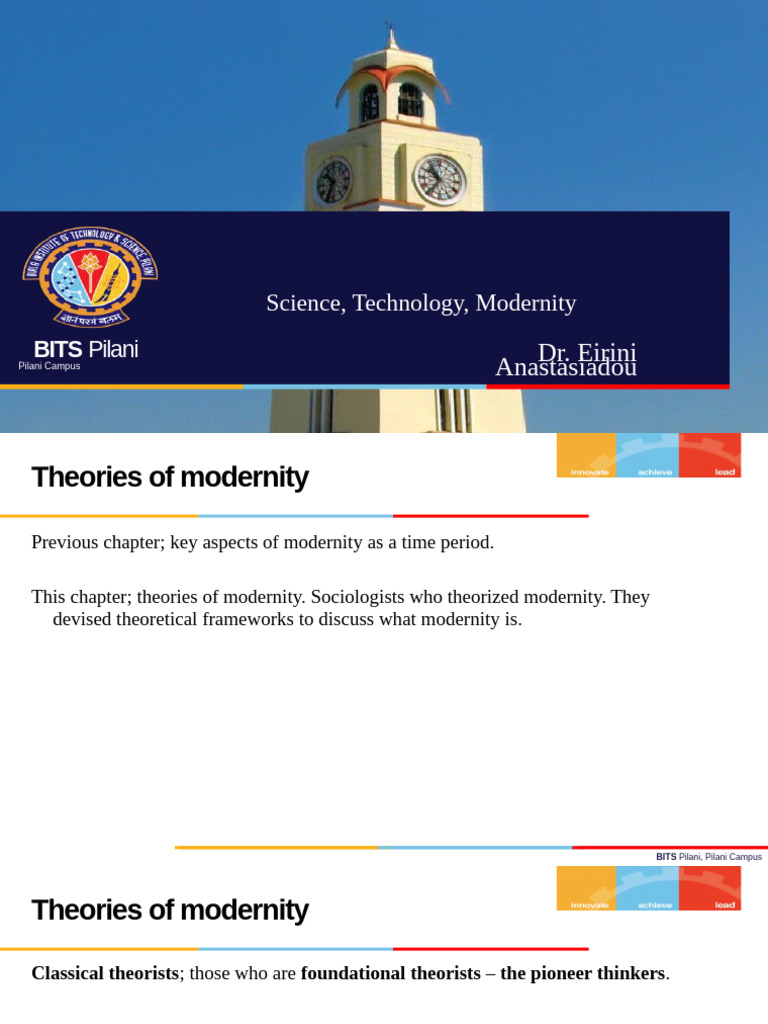 Class 11 25 09 2025 Science, Technology and Modernity | PDF | Max Weber ...