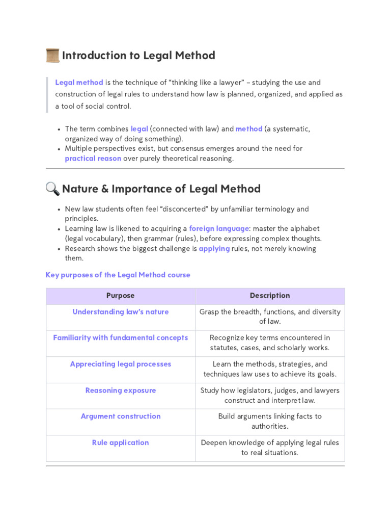 Understanding Legal Method Basics | PDF | Mediation | Alternative ...