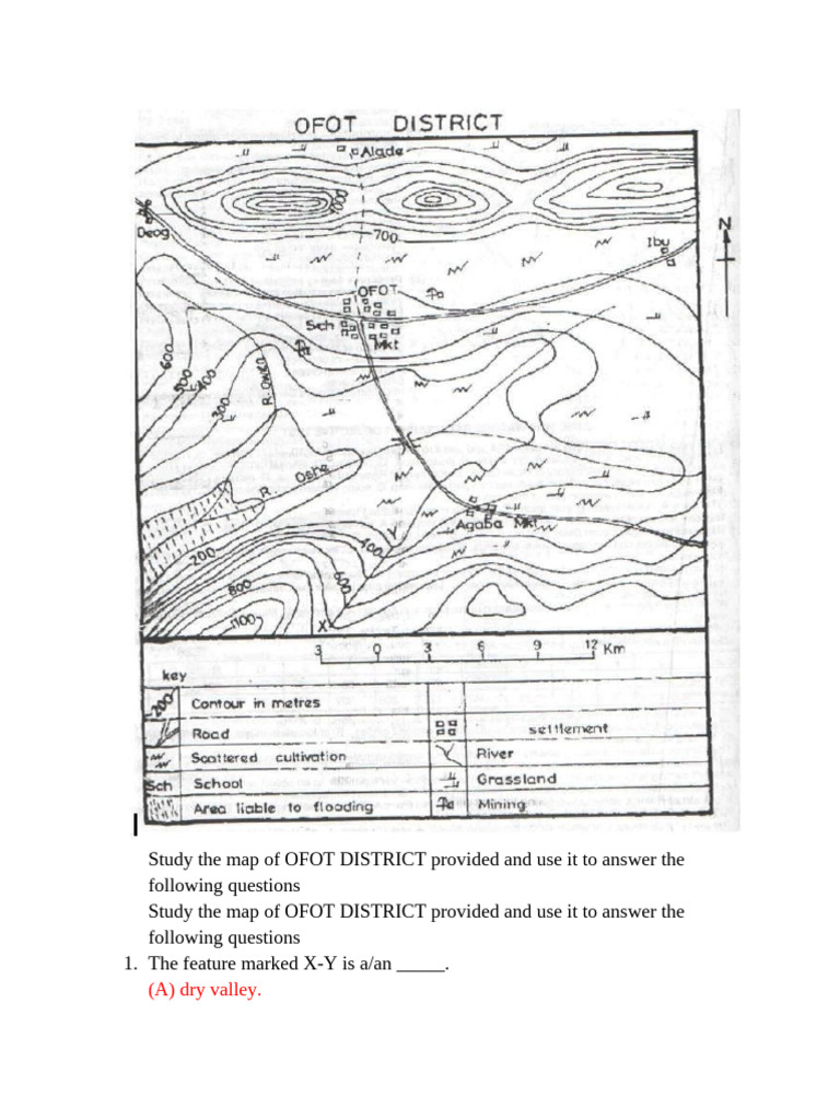 OFOT District Map Analysis and Questions | PDF | Map | Geographic ...