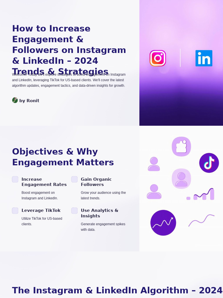 How To Increase Followers and Engagement On Instagram and LinkedIn in ...