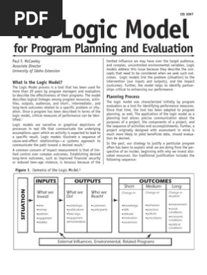 Logic Model
