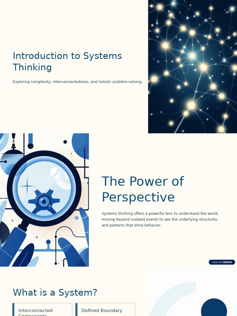 Understanding Systems Thinking Concepts | PDF | System | Feedback