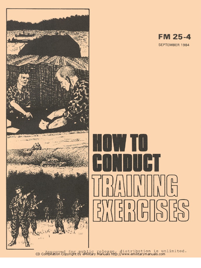 FM 254 How To Conduct Training Exercises PDF Military Intelligence