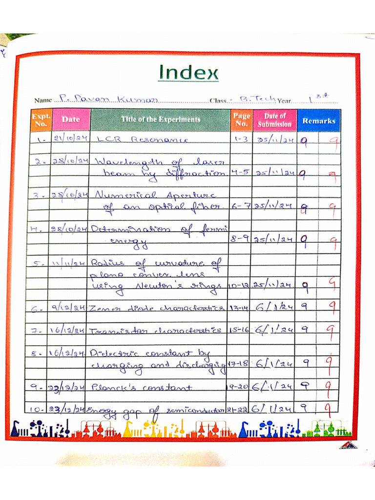 Phy Record | PDF