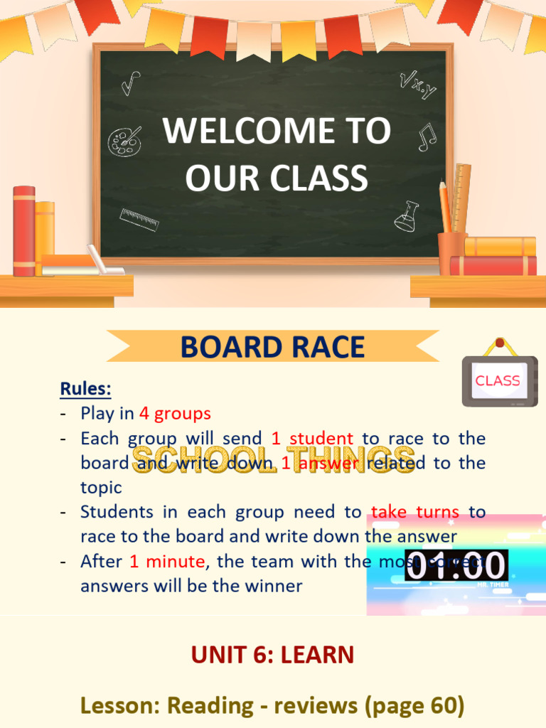 Classroom Vocabulary and Activities Guide | PDF | English Language ...