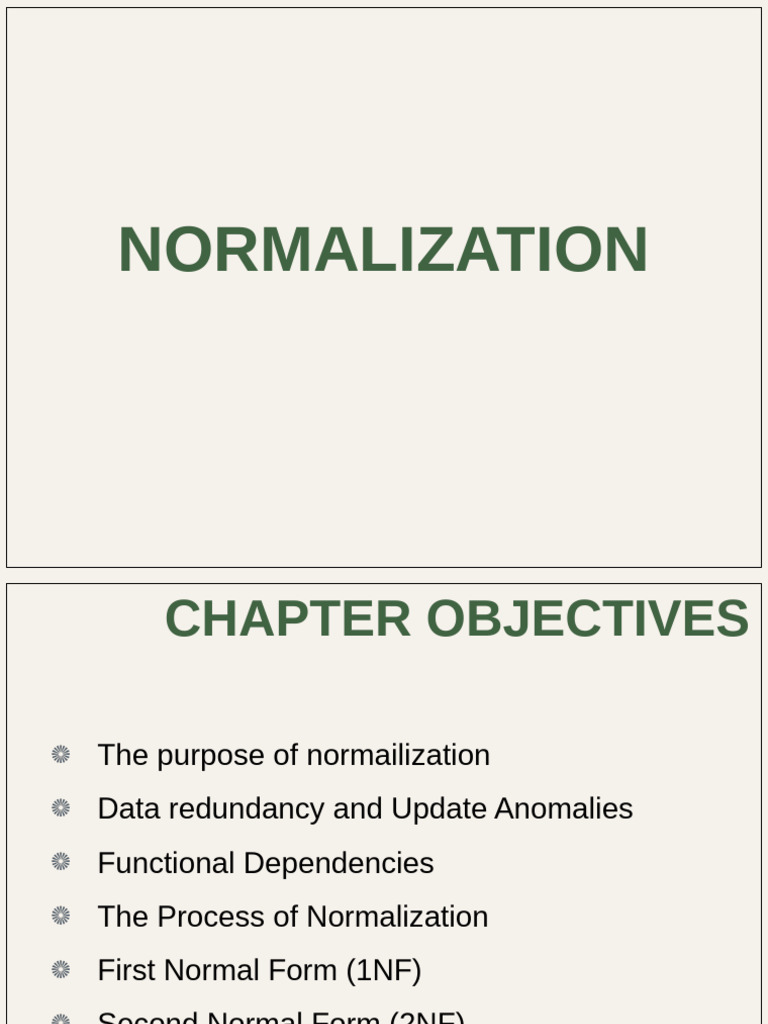 Understanding Database Normalization | PDF | Databases | Data Management