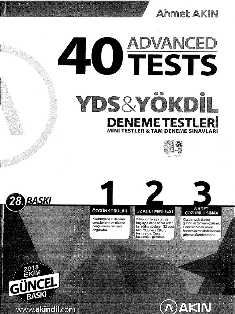 Akin 40 Advanced Test | PDF