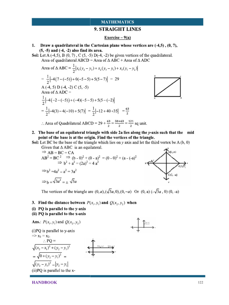 Straight Lines | PDF