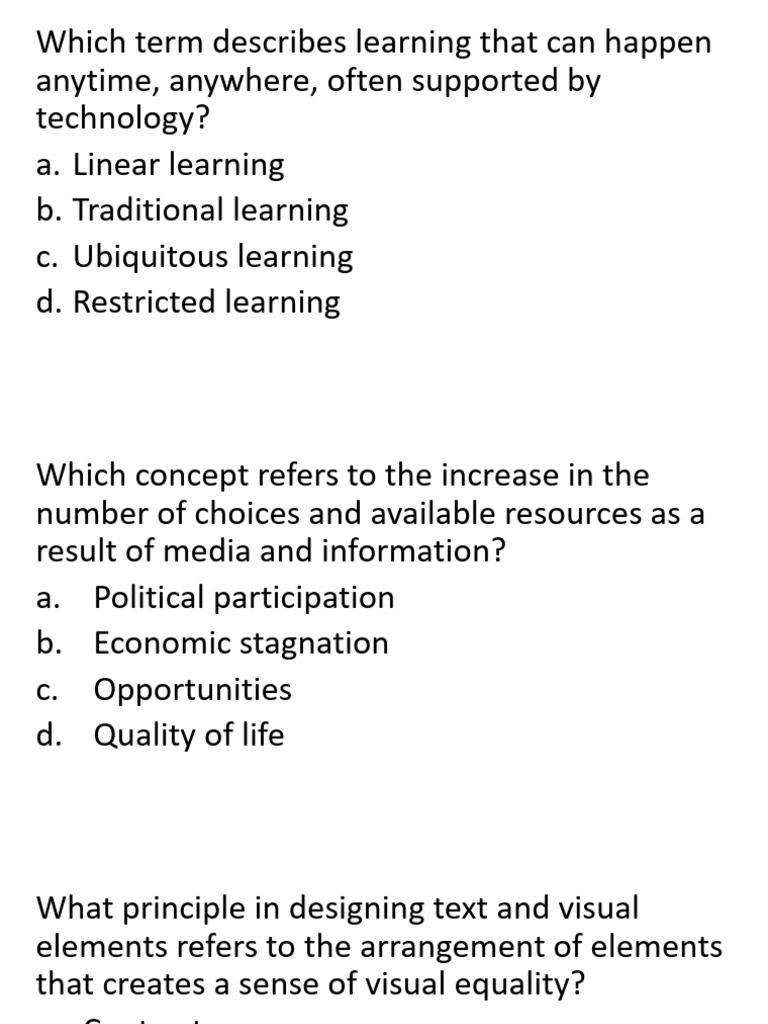 Key Concepts in Media and Learning | PDF | Composition (Visual Arts ...