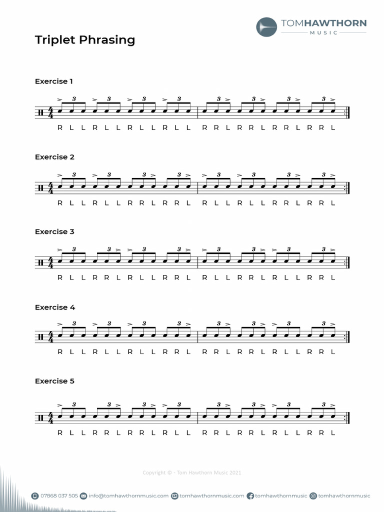 Triplet Phrasing | PDF
