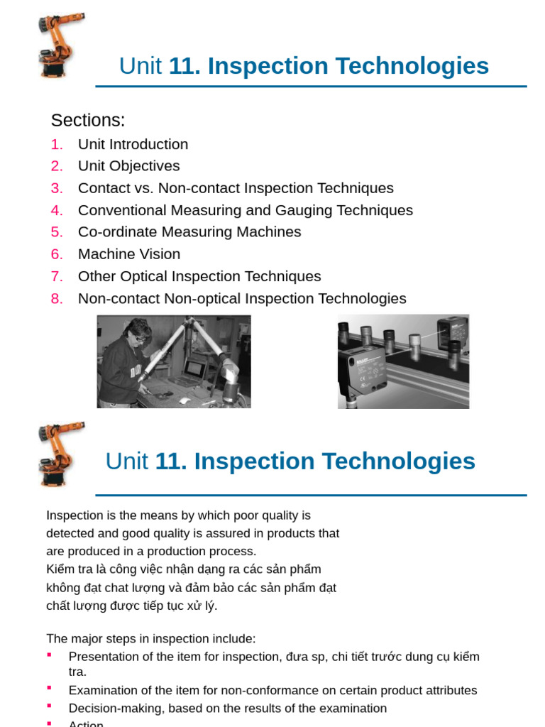 Inspection Technologies Overview | PDF