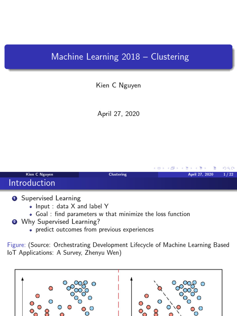 Lecture 05 K Means Clustering | PDF | Cluster Analysis | Algorithms And ...