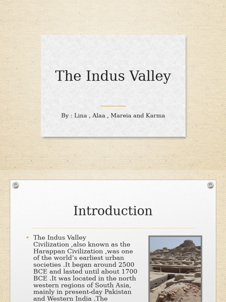 Indus Valley Civilization Overview | PDF