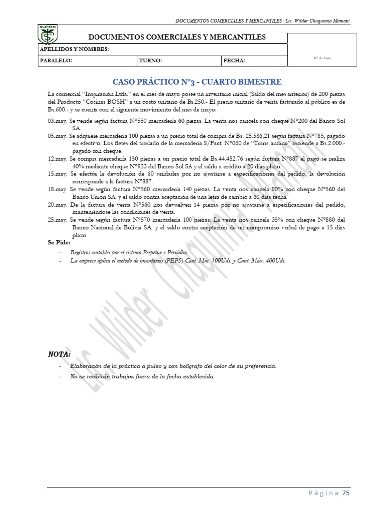 Registros Contables de Ventas y Compras | PDF | Factura | Cheque