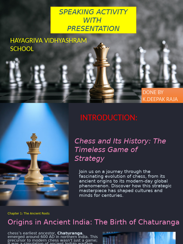 Chess: A Historical Journey | PDF | Chess | Abstract Strategy Games
