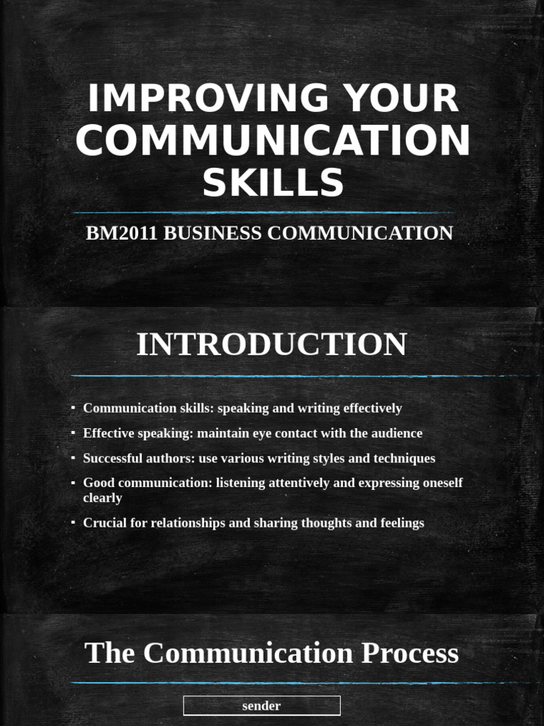 Business Communication Skills Guide | PDF | Communication | Nonverbal ...