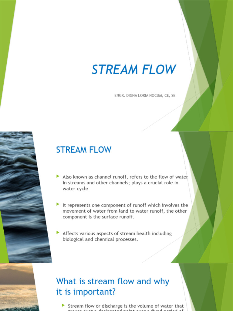 Stream Flow - Tagged | PDF | Stream | Water