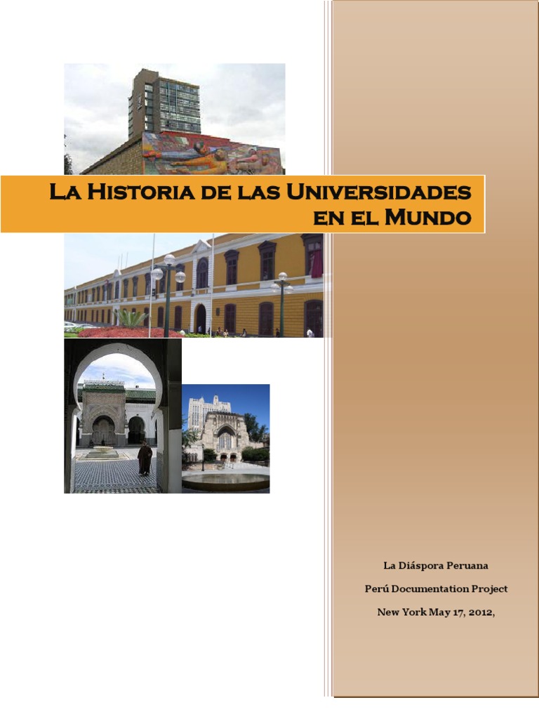La Historia De Las Universidades En El Mundo Pdf Universidad Academia