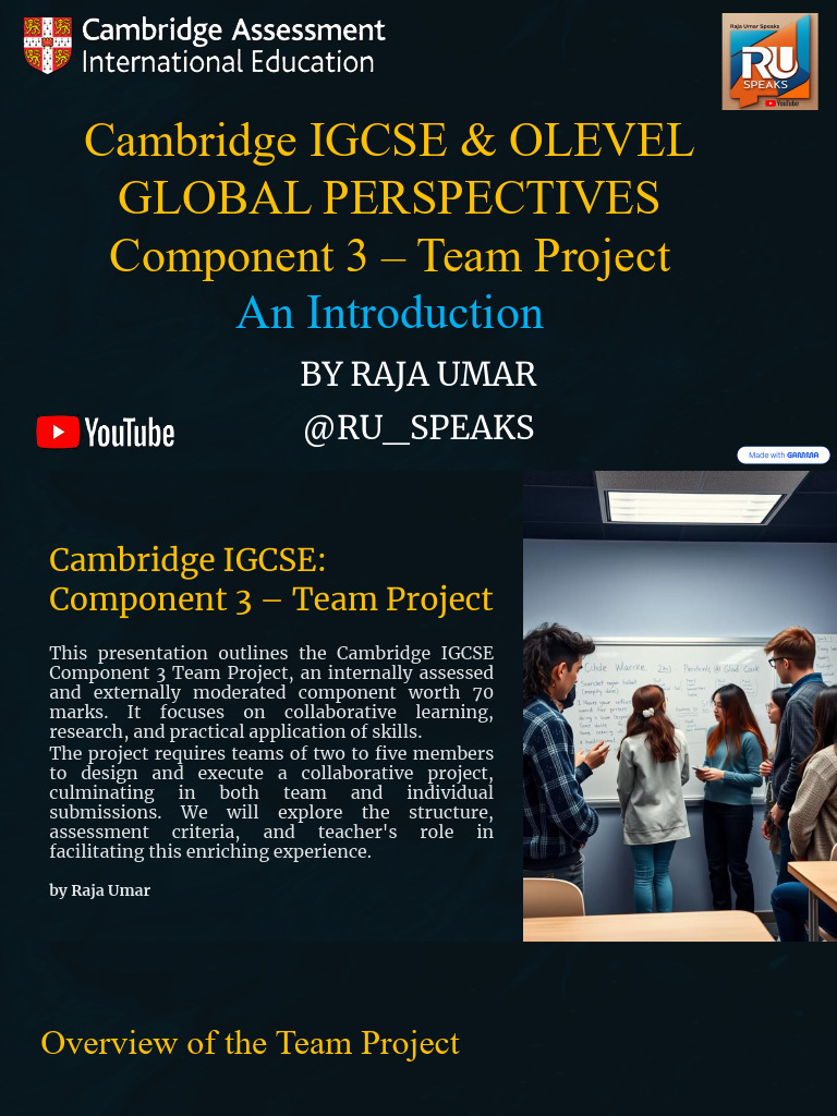 GP - TEAM PROJECT - Introduction | PDF | Learning | Cognition