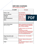 Cahier Des Charges Site Catalogue