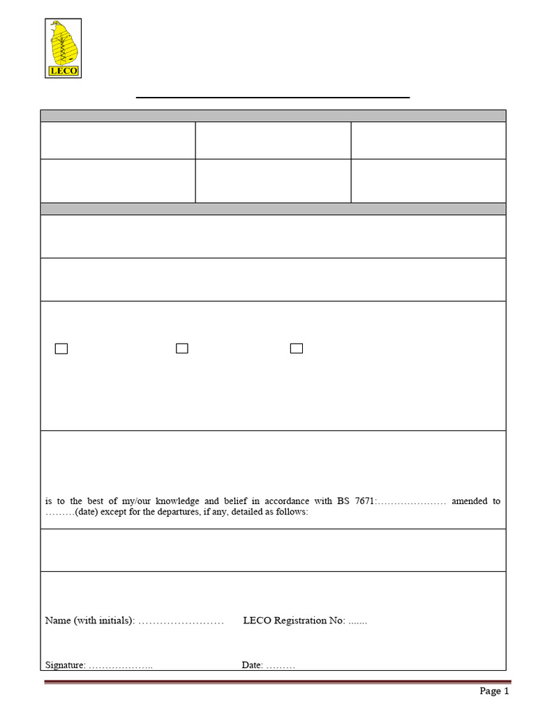 Check List For Chartered Engineers | PDF | Electrical Wiring | Switch