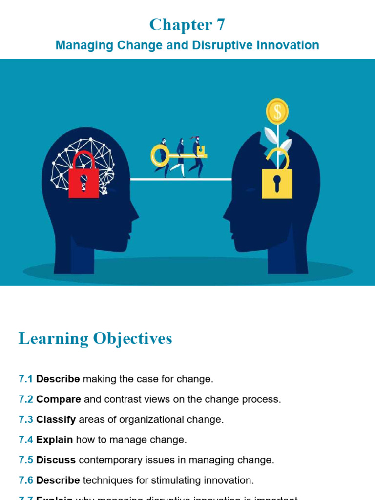 Chapter 7. Managing Change and Disruptive Innovation Rev | PDF | Stress ...