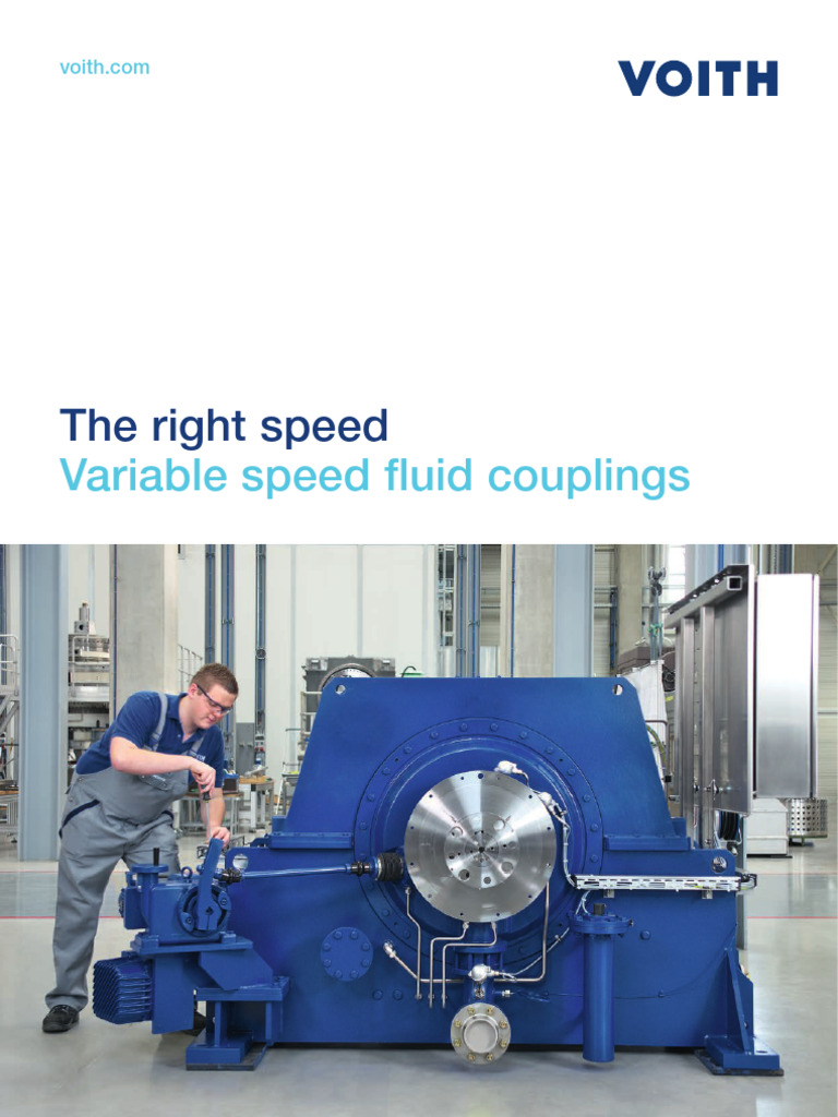 Voith Variable Speed Fluid Couplings | PDF | Pump | Bearing (Mechanical)
