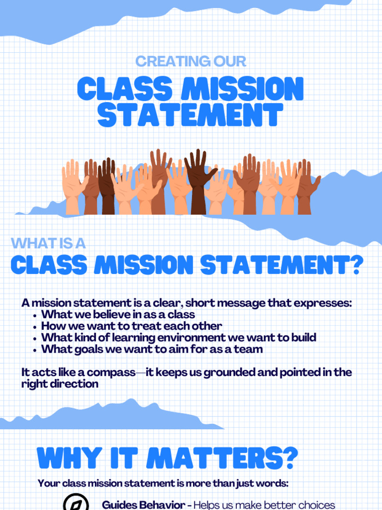 Class Mission Statement Creation Guide | PDF