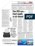 Thesun 2008-12-23 Page02 Porn VCD Case - Court Acquits Ex-Air Steward