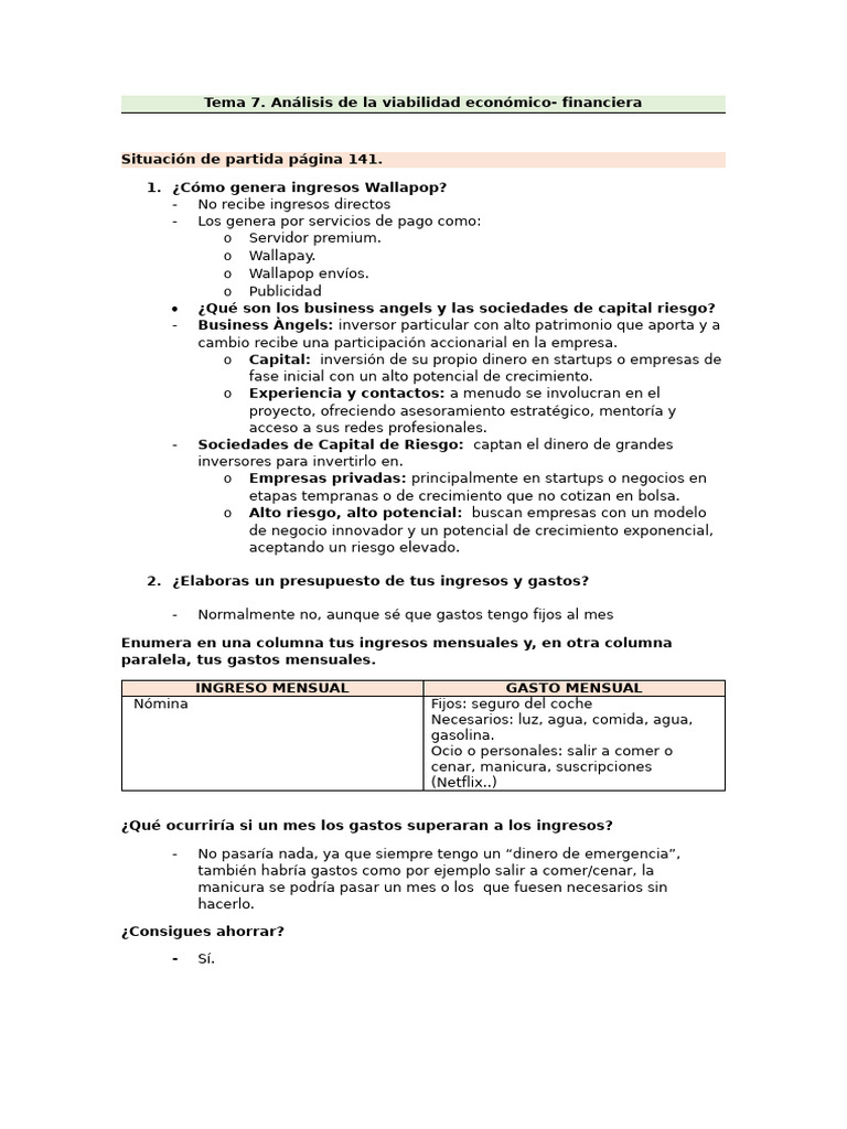 Tarea 23.10 | PDF | Empresa de inicio | Pequeñas empresas y emprendedores