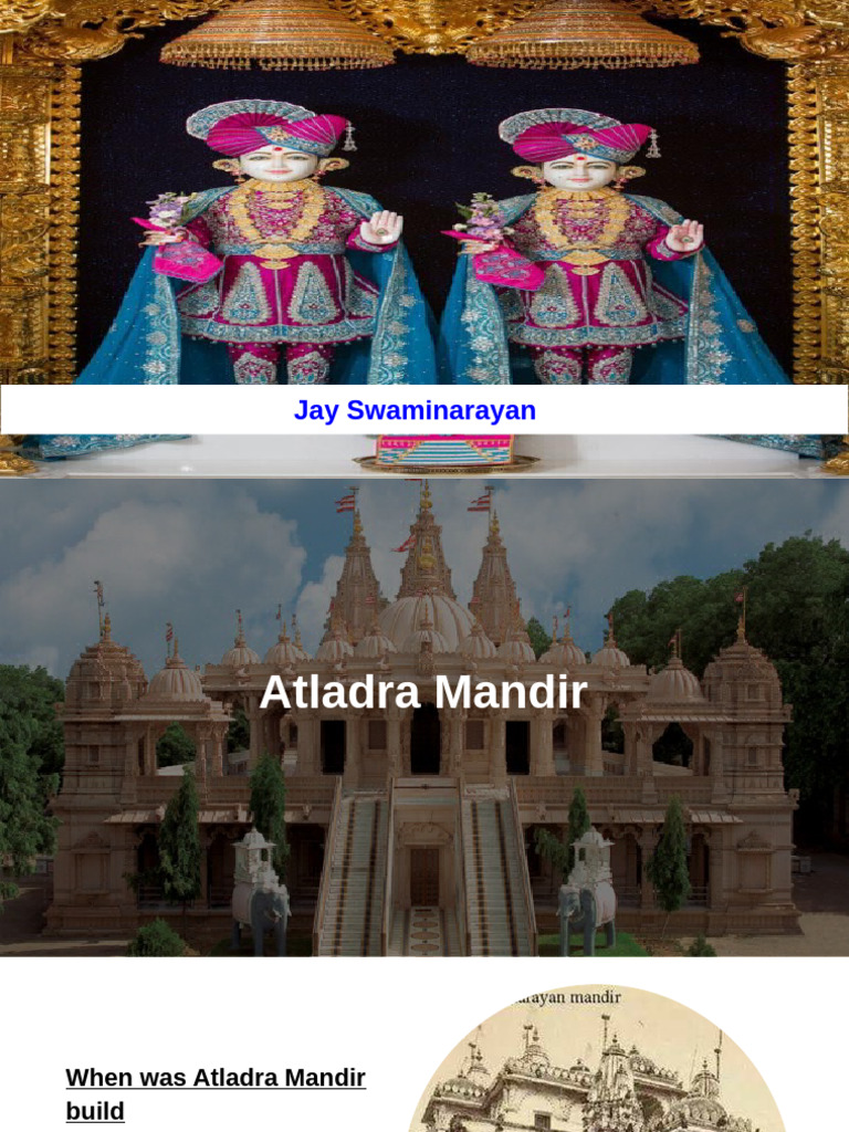 History of Atladra Mandir Construction | PDF | Hindu Worship | Hindu ...