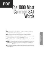 Download 1000 Most Common Words SAT by grellian SN9407303 doc pdf