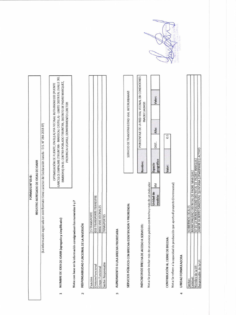 08.07 Formato 05-b Puente Garcillo | PDF