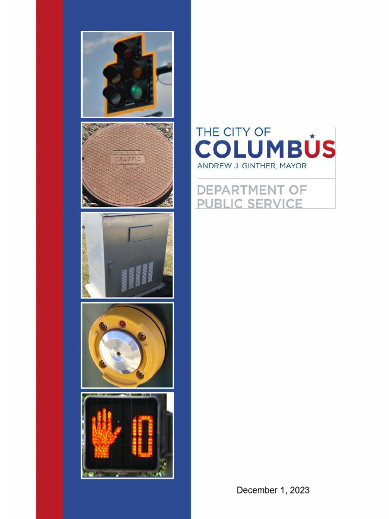 Columbus Traffic Signal Design Manual | PDF | Traffic Light | Traffic
