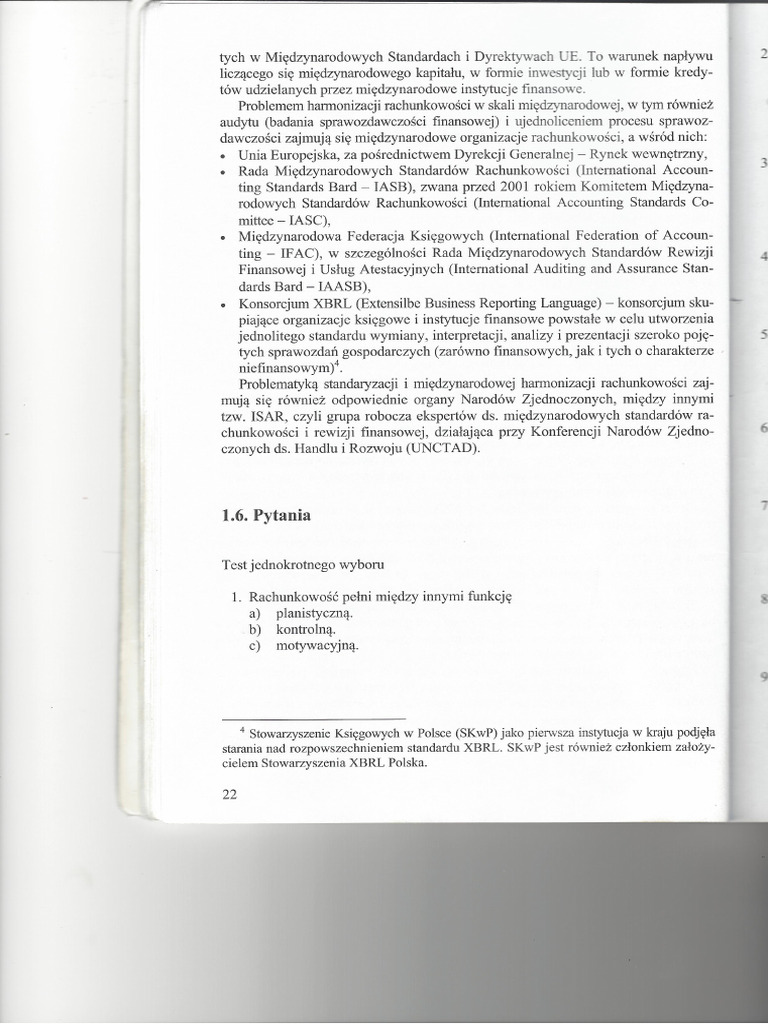 Pytania Testowe I Stopien-1EP | PDF