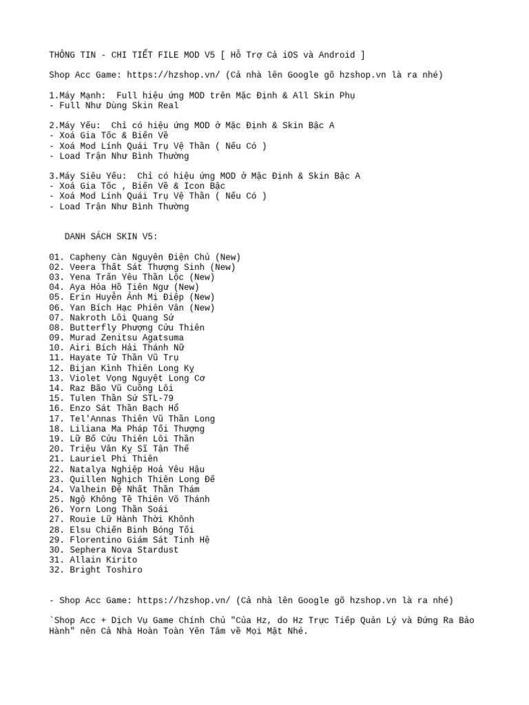 HZ Note v5 | PDF