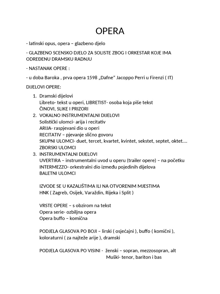 Opera | PDF