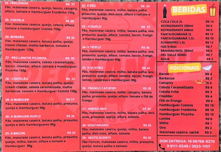 Cardápio 2 | PDF
