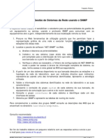 Identificação e Gestão de Sistemas Da Rede Usando o SNMP: Trabalho Prático