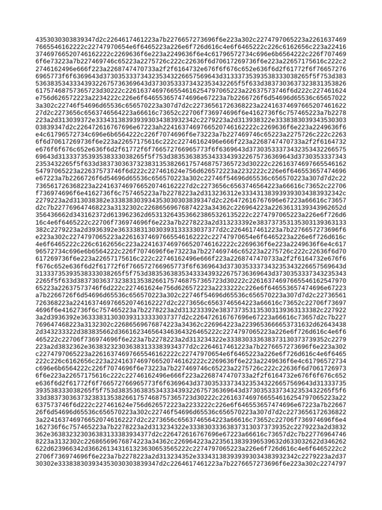 JSON Data Structure Overview | PDF