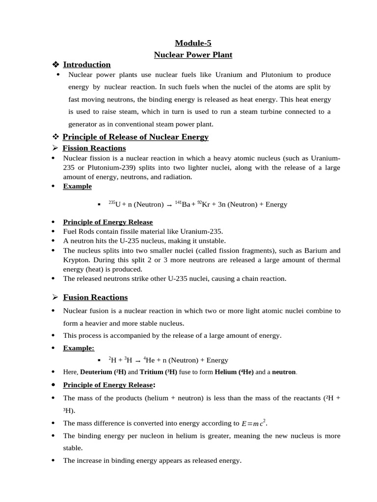 Nuclear Power Plant Overview and Functions | PDF | Nuclear Reactor ...